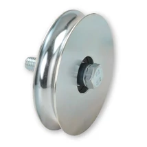 U profilú beleszerelhető tolókapu görgő 100 mm