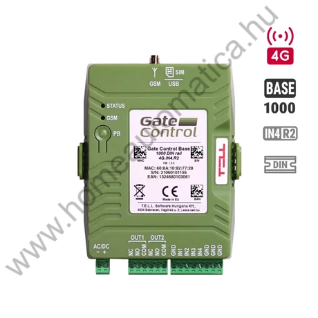 Tell Gate Control Base 1000 din rail - 4G