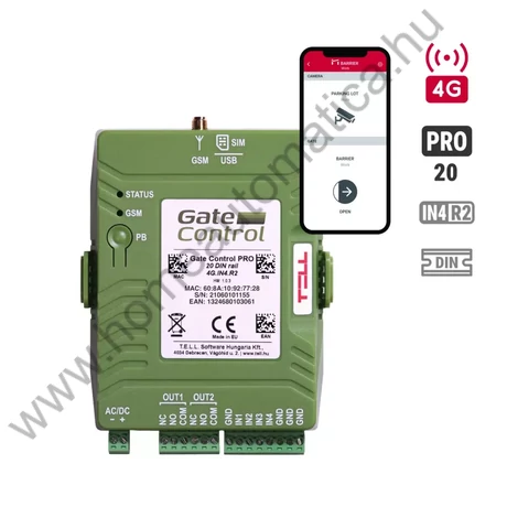 Tell Gate Control PRO 20 din rail - 4G