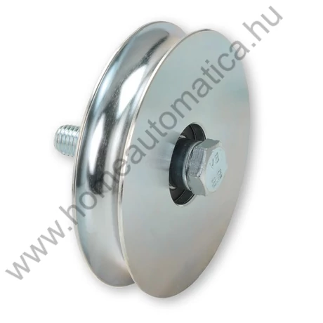 U profilú beleszerelhető tolókapu görgő 100 mm